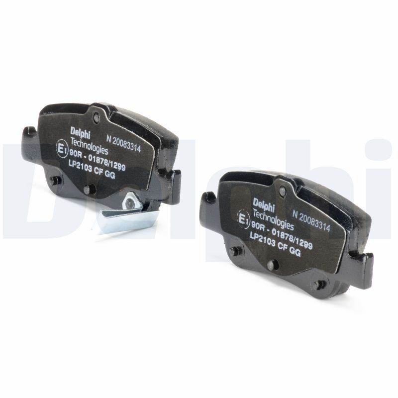 Bremsbelagsatz hinten , passt zu: TOYOTA AURIS, COROLLA, VERSO 1.2-2.2D 10.06-08.19