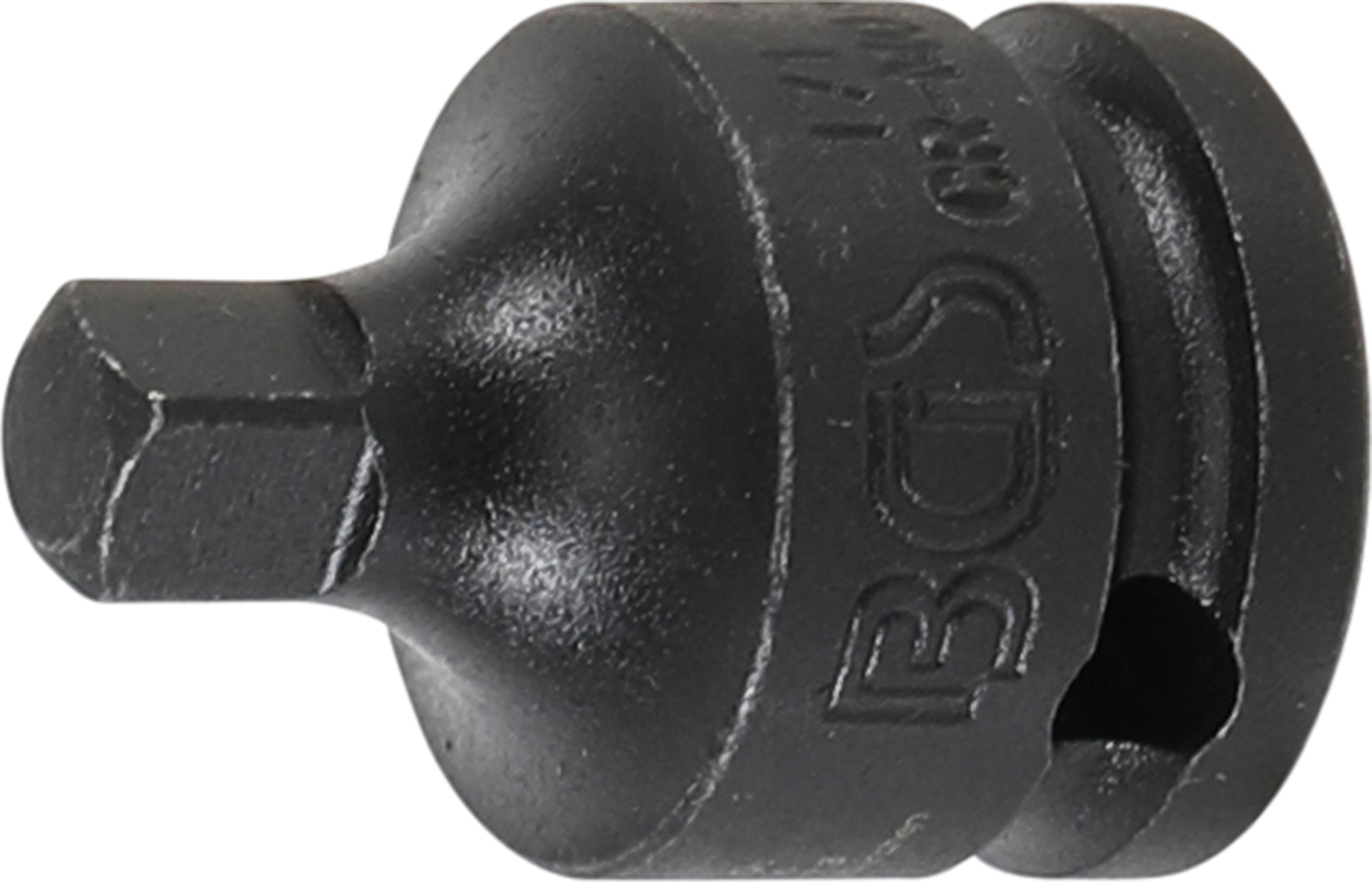 BGS Kraft-Steckschlüssel-Adapter | Innenvierkant 10 mm (3/8") - Außenvierkant 6,3 mm (1/4")