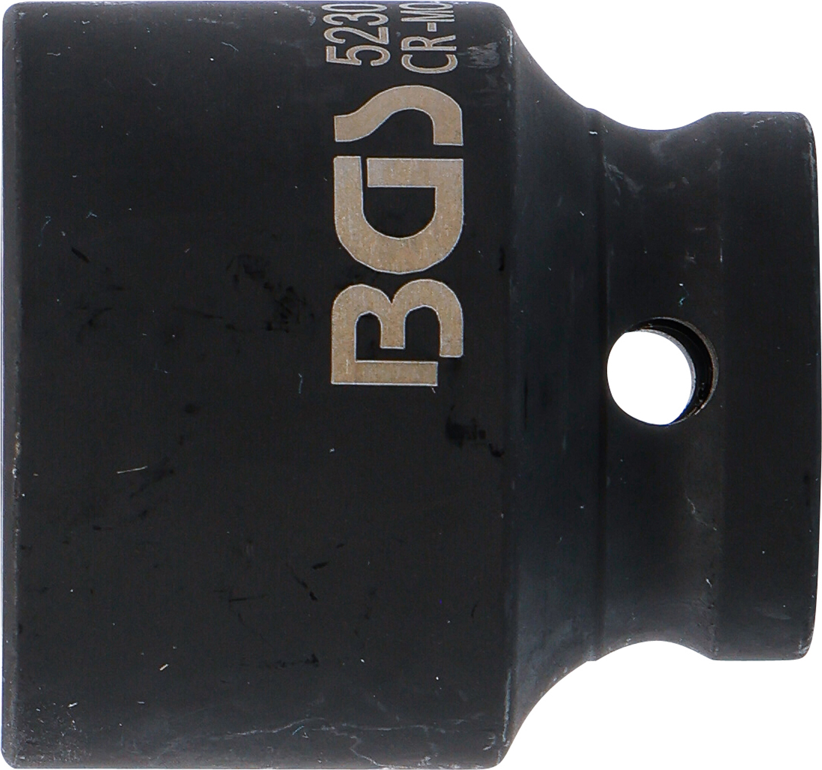 BGS Kraft-Steckschlüssel-Einsatz Sechskant | Antrieb Innenvierkant 12,5 mm (1/2") | SW 30 mm