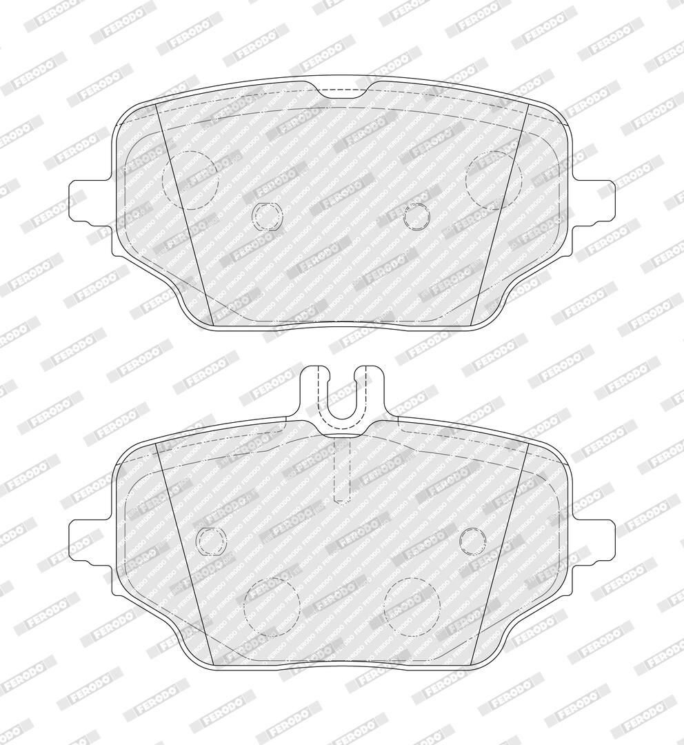 Bremsbelagsatz, Scheibenbremse