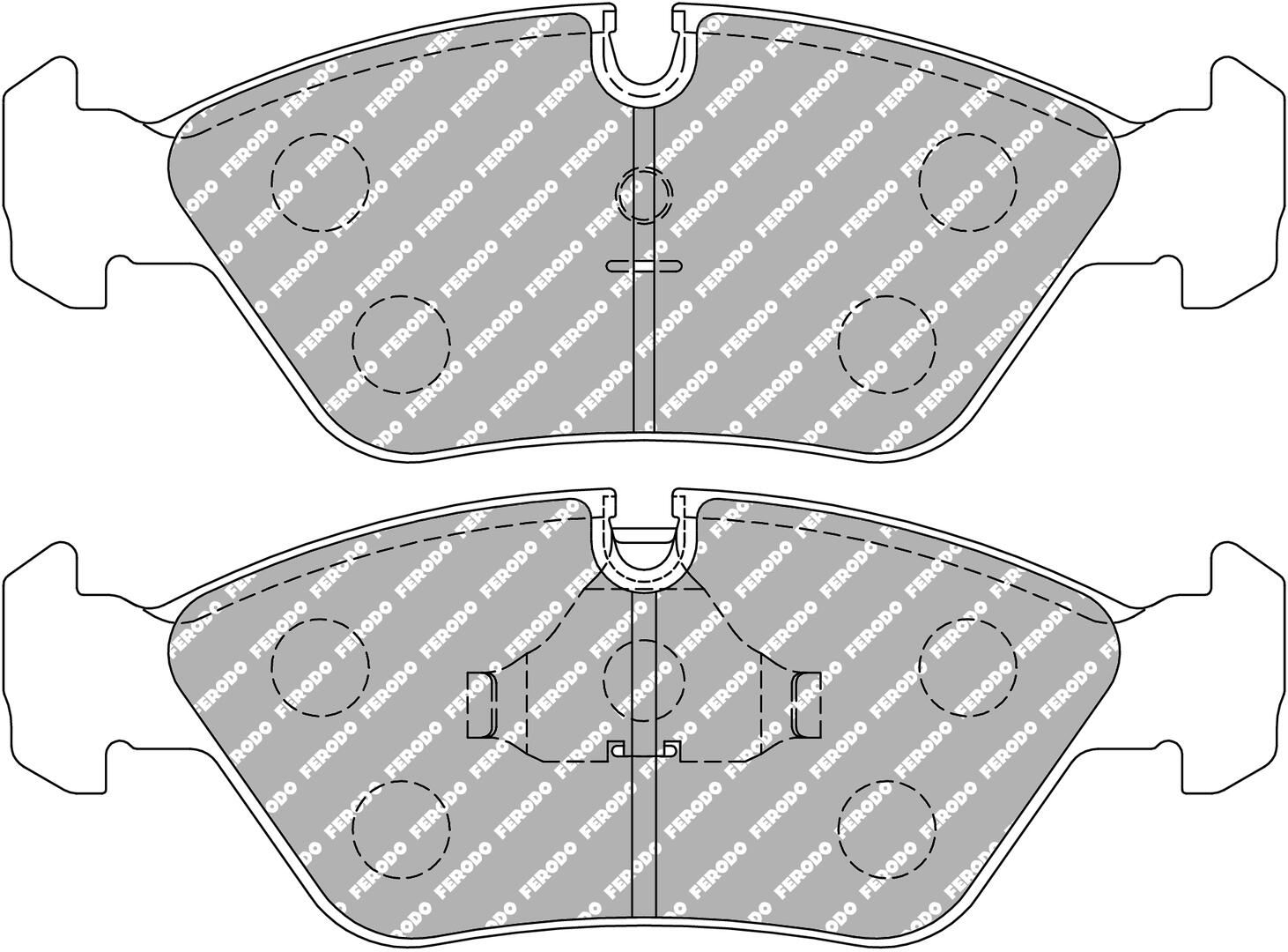 Bremsbelagsatz, Scheibenbremse