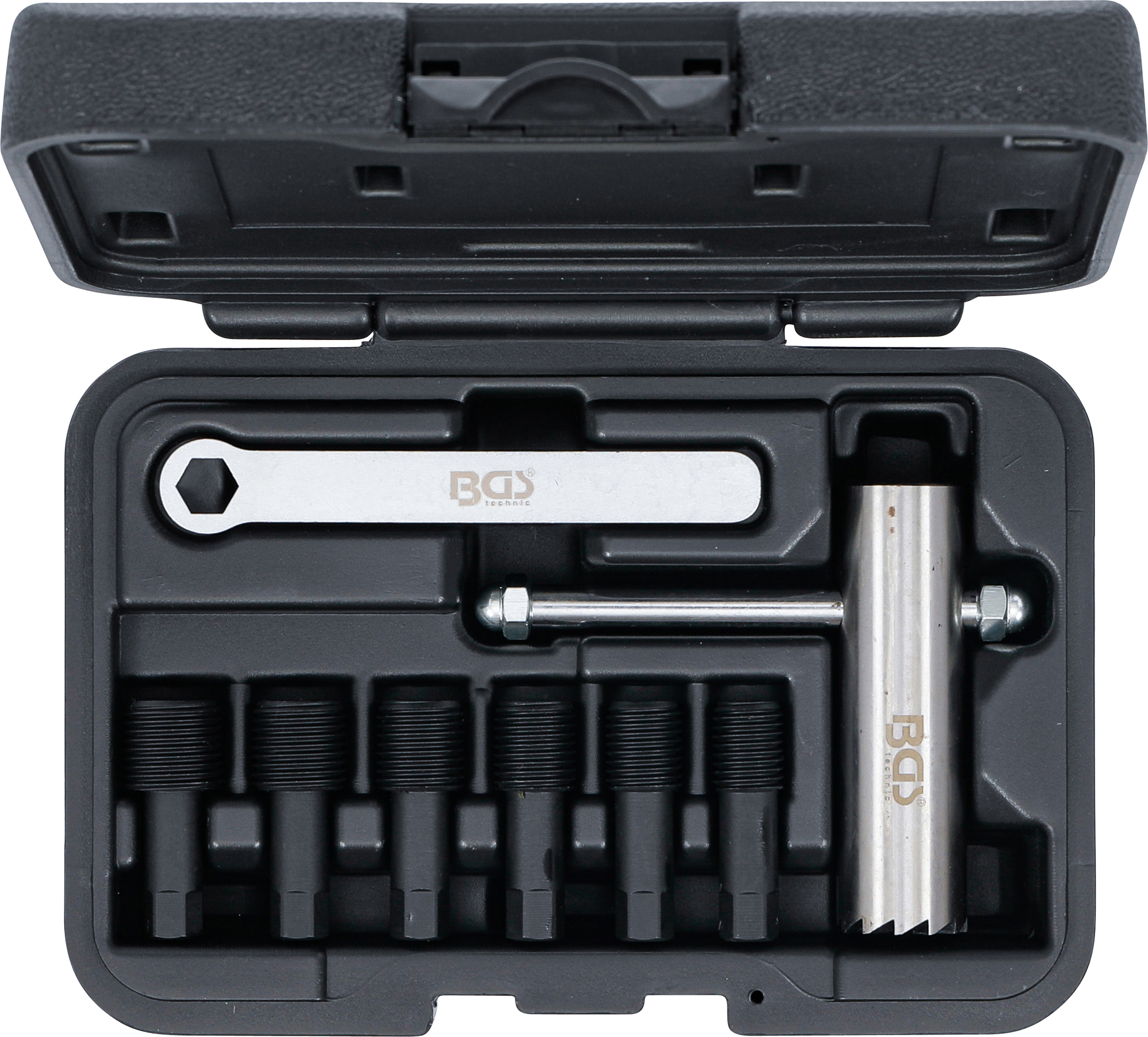 BGS Ölablass-Schrauben-Dichtsitz-Fräser-Satz | 8-tlg.