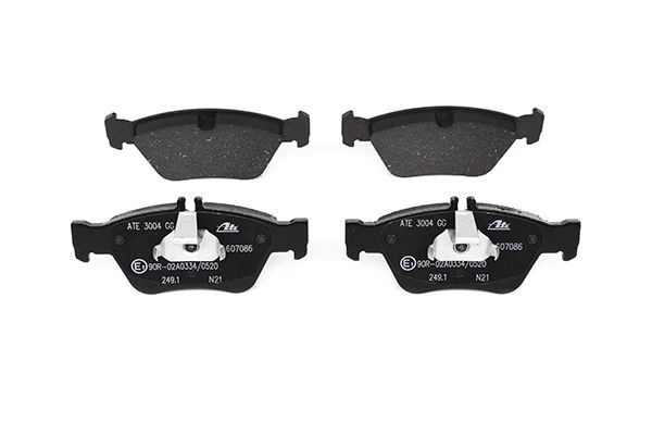 Bremsbelagsatz, Scheibenbremse