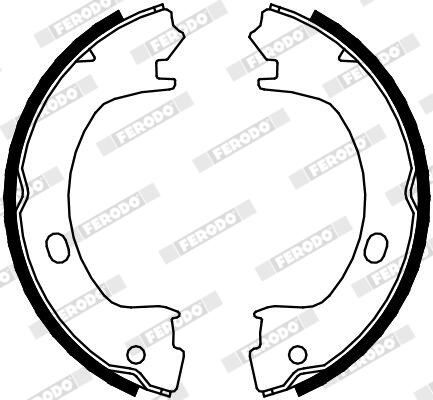 Bremsbackensatz, Feststellbremse