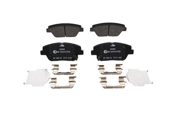 Bremsbelagsatz, Scheibenbremse