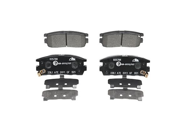 Bremsbelagsatz, Scheibenbremse