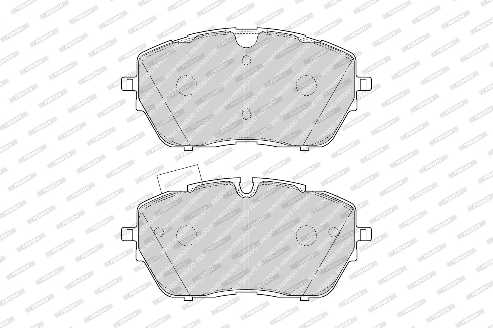 Bremsbelagsatz, Scheibenbremse