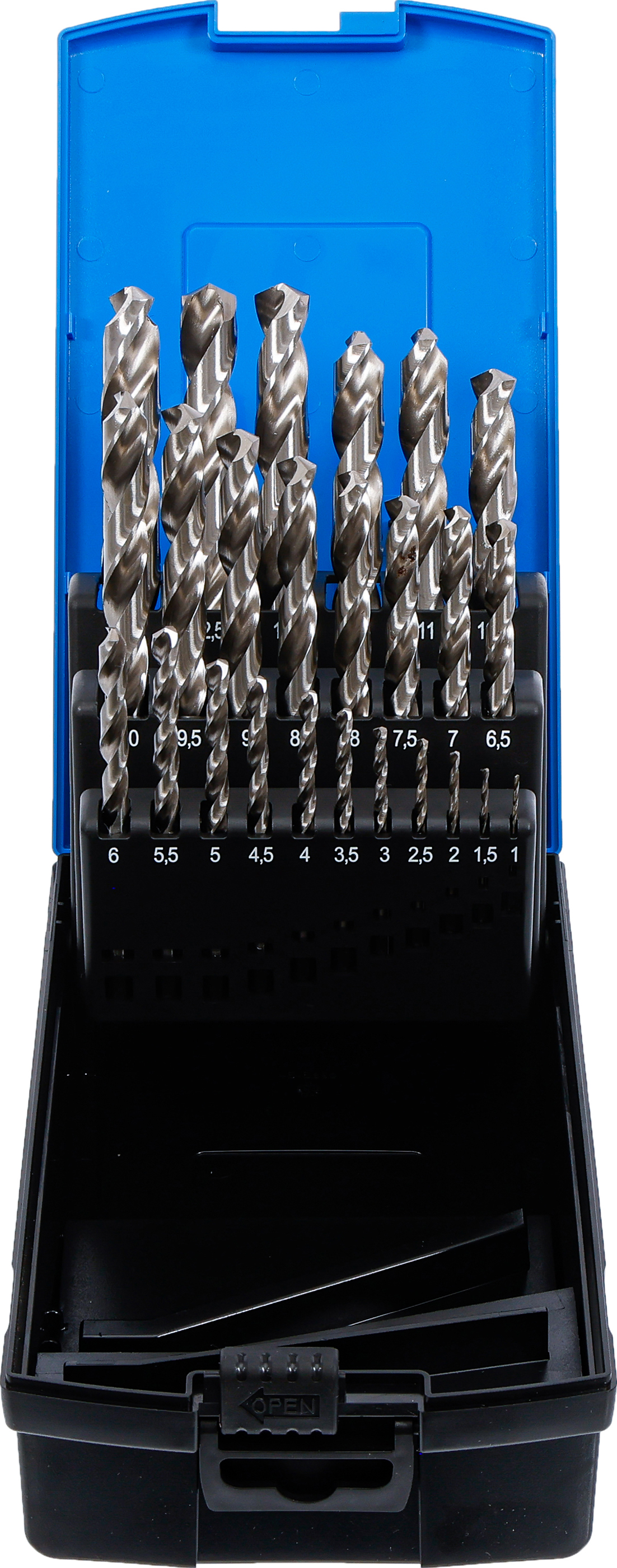 BGS HSS-Spiralbohrer-Satz | 1 - 13 mm | 25-tlg.