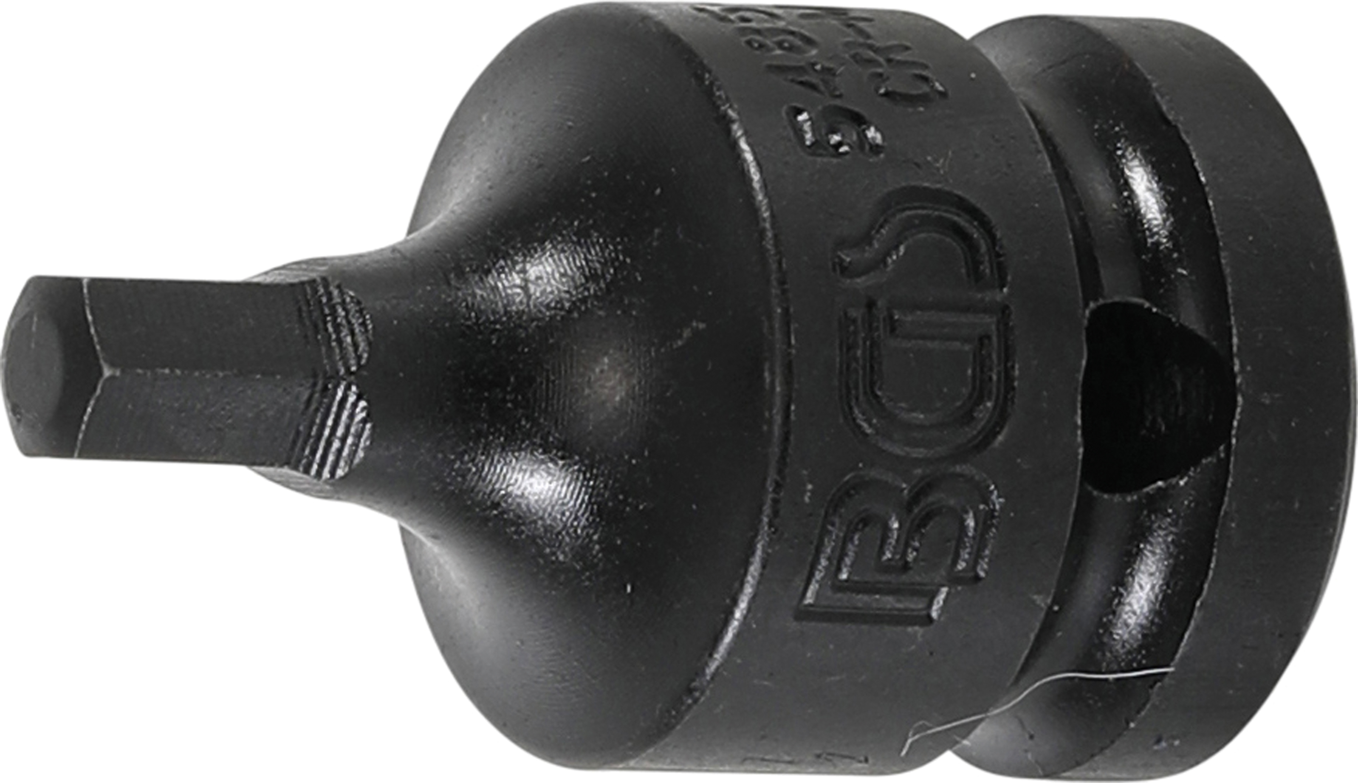 BGS Kraft-Bit-Einsatz | Länge 42 mm | Antrieb Innenvierkant 12,5 mm (1/2") | Innensechskant 6 mm