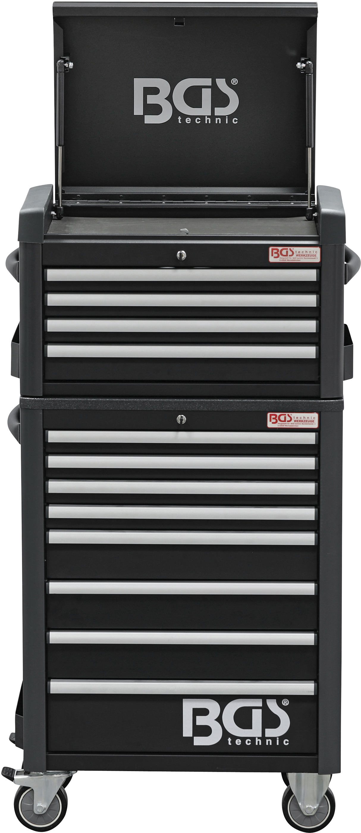 BGS Werkstattwagen Profi Standard Maxi | 12 Schubladen | mit 263 Werkzeugen