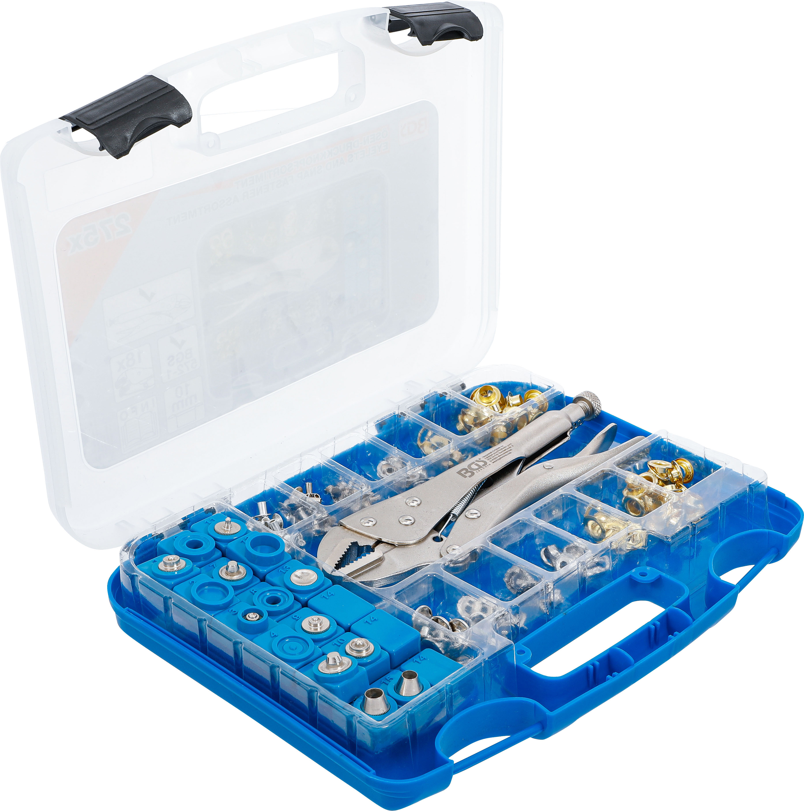 BGS Ösen-Druckknopf-Sortiment | 275-tlg.