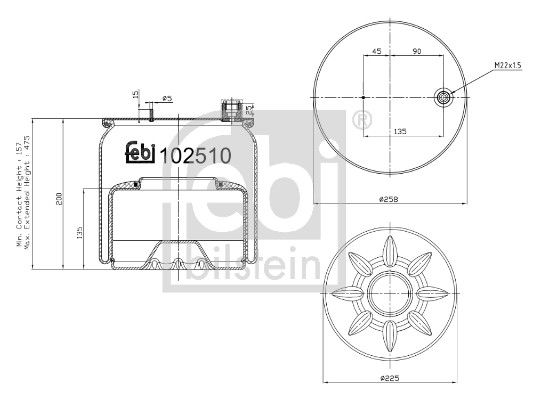 Federbalg, Luftfederung
