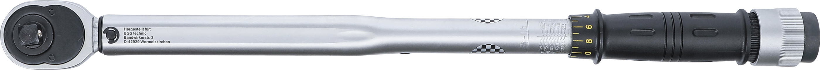 BGS Drehmomentschlüssel | Abtrieb Außenvierkant 12,5 mm (1/2") | 42 - 210 Nm