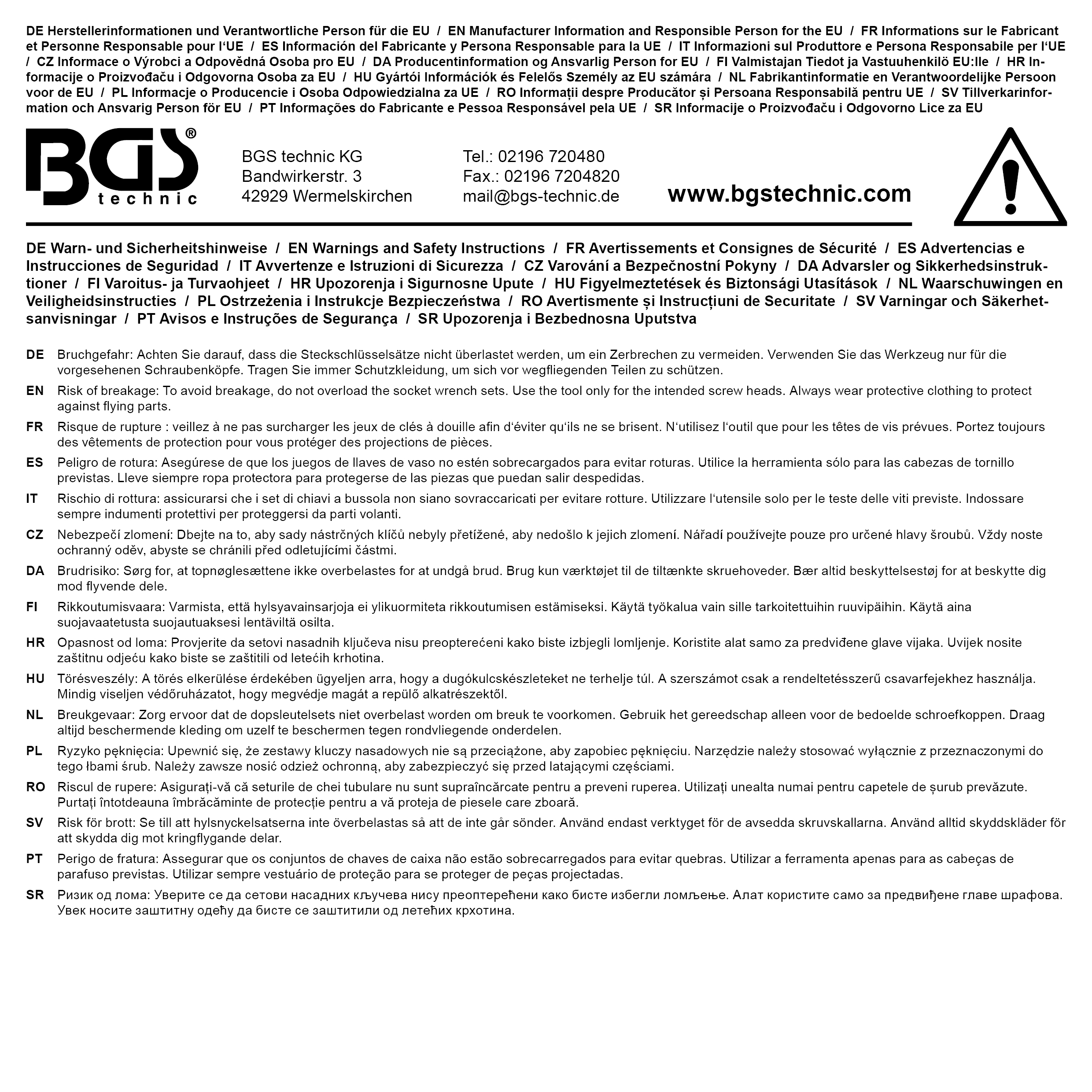 BGS Steckschlüssel-Satz | Antrieb 25 mm (1") | 15-tlg.