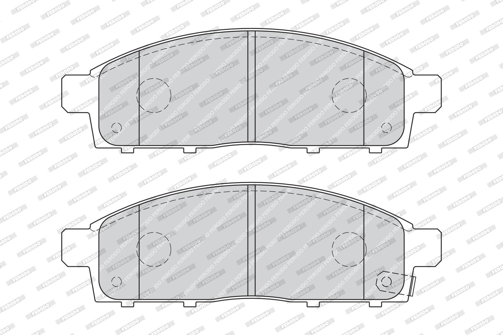 Bremsbelagsatz, Scheibenbremse