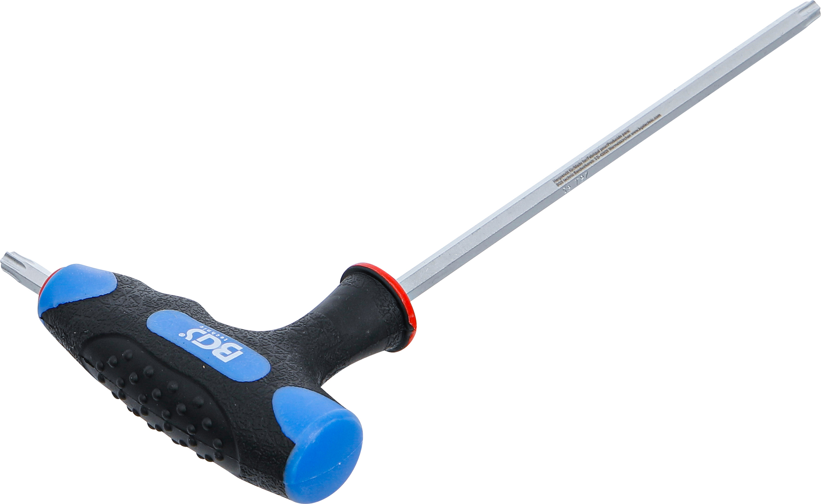BGS Schraubendreher mit T-Griff und seitlicher Klinge | T-Profil (für Torx) T27
