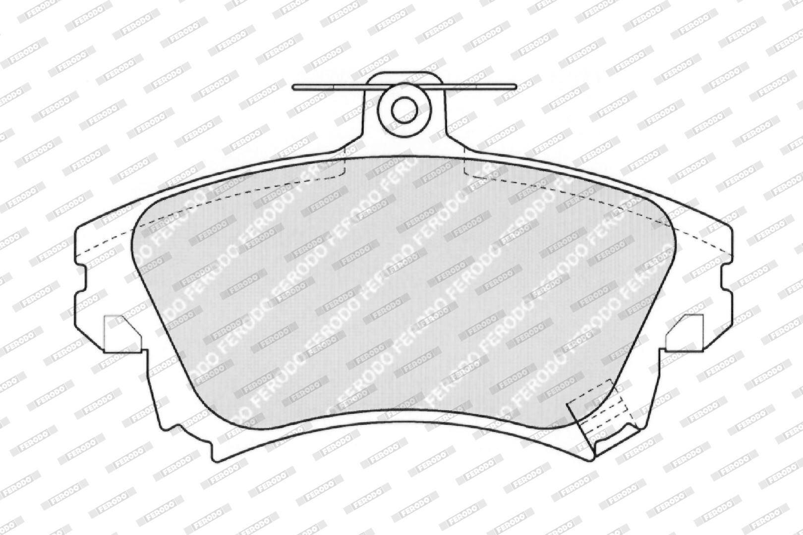 Bremsbelagsatz, Scheibenbremse