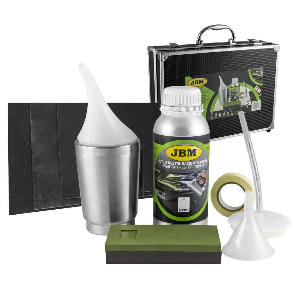 JBM Liquid Polymer Scheinwerfer Restaurations Kit Reparatur Dampf