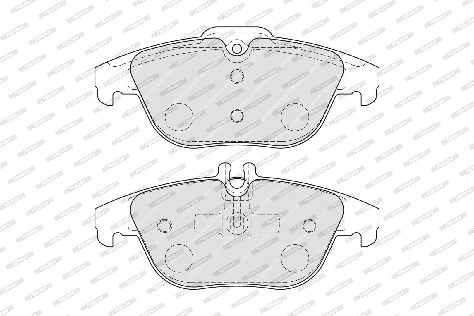 Bremsbelagsatz, Scheibenbremse