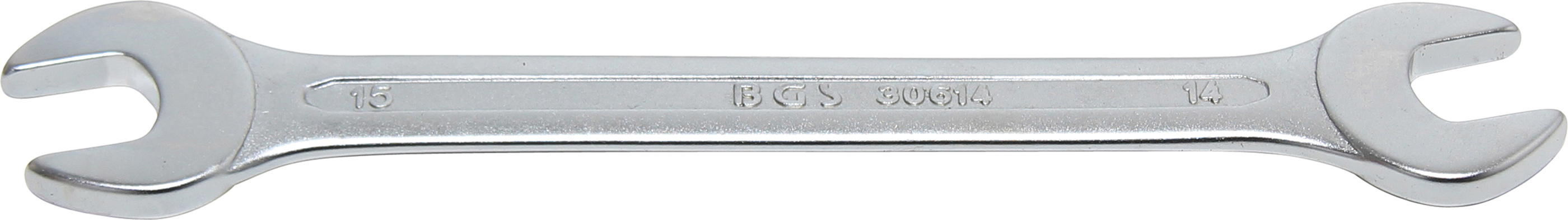 BGS Doppel-Maulschlüssel | SW 14 x 15 mm