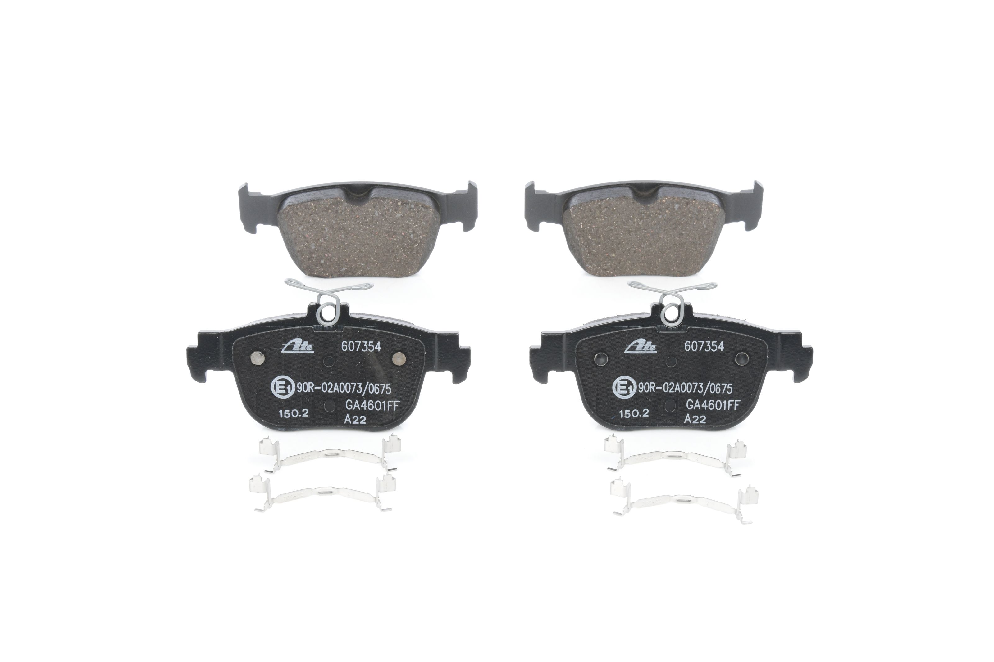 Bremsbelagsatz, Scheibenbremse