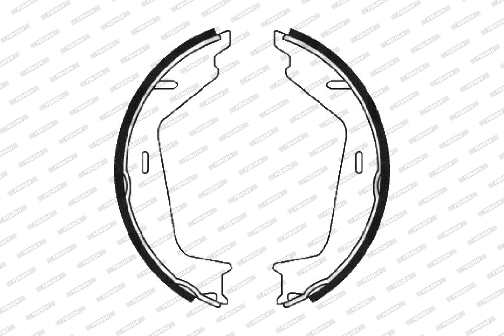 Bremsbackensatz, Feststellbremse