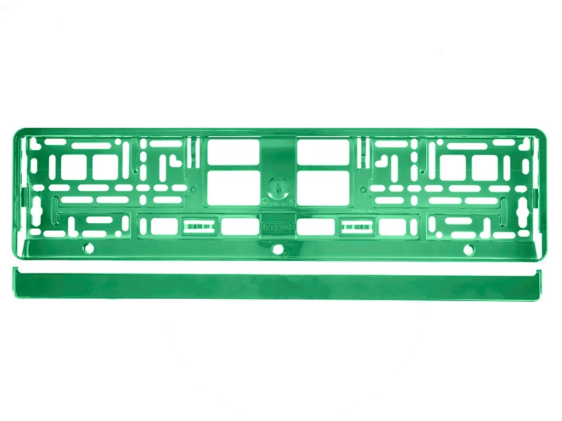 Carmotion Kennzeichenhalter Metallic Grün