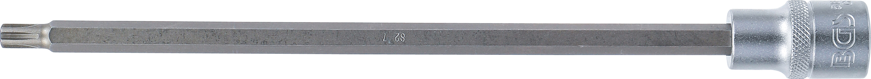 BGS Bit-Einsatz | Länge 240 mm | Antrieb Innenvierkant 12,5 mm (1/2") | Keil-Profil (für RIBE) M7