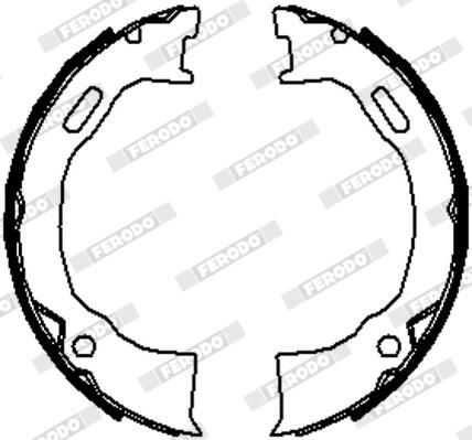 Bremsbackensatz, Feststellbremse