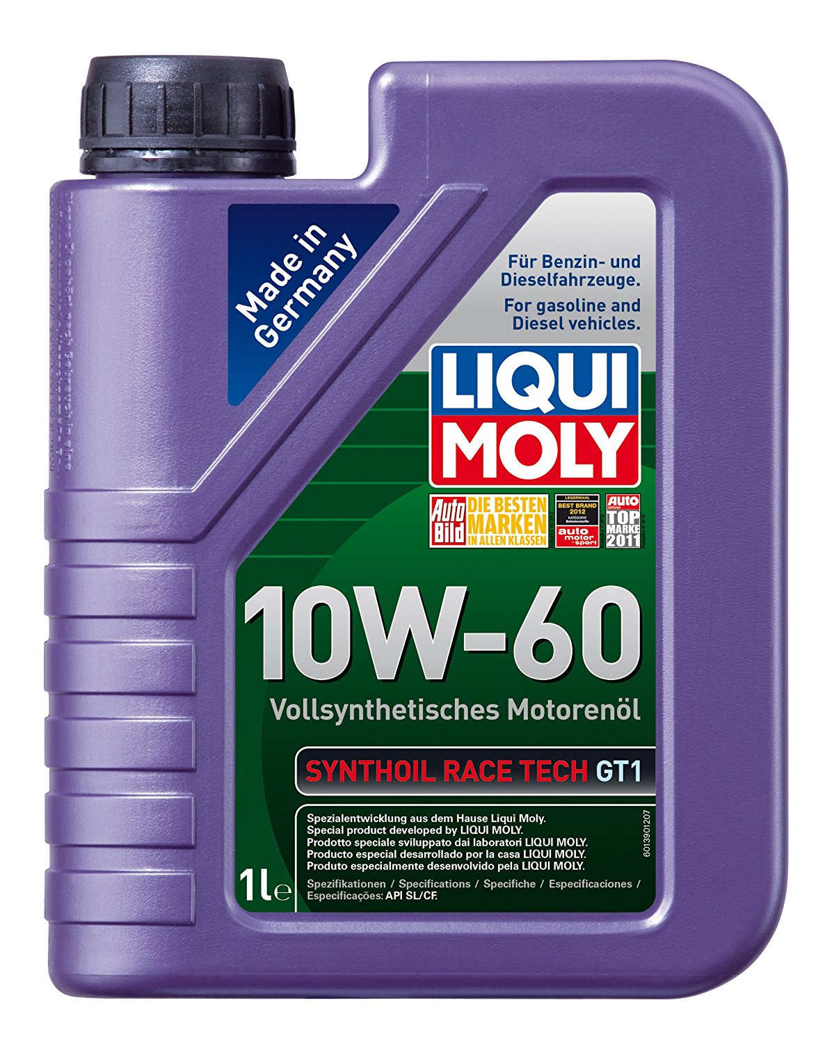 10W-60 Liqui Moly 1390 Synthoil Race Tech GT1 1 Liter