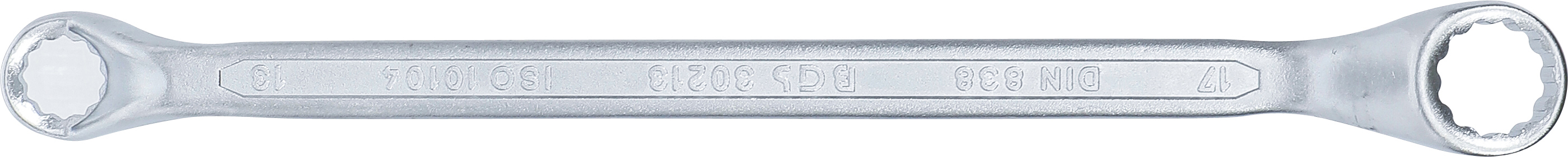 BGS Doppel-Ringschlüssel | tief gekröpft | SW 13 x 17 mm