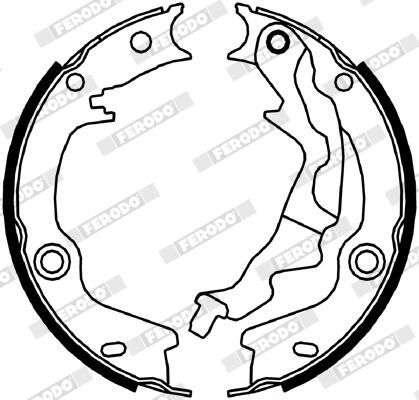 Bremsbackensatz, Feststellbremse