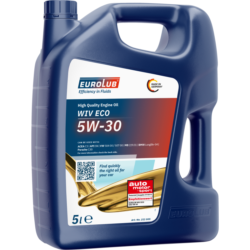 5W-30 Eurolub WIV ECO Motoröl 5 Liter