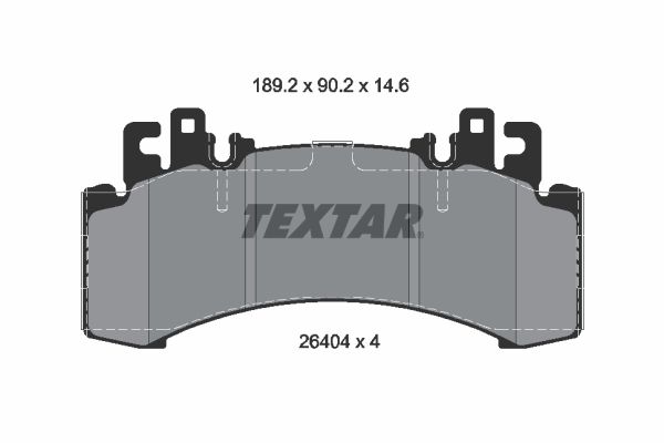 Bremsbelagsatz, Scheibenbremse