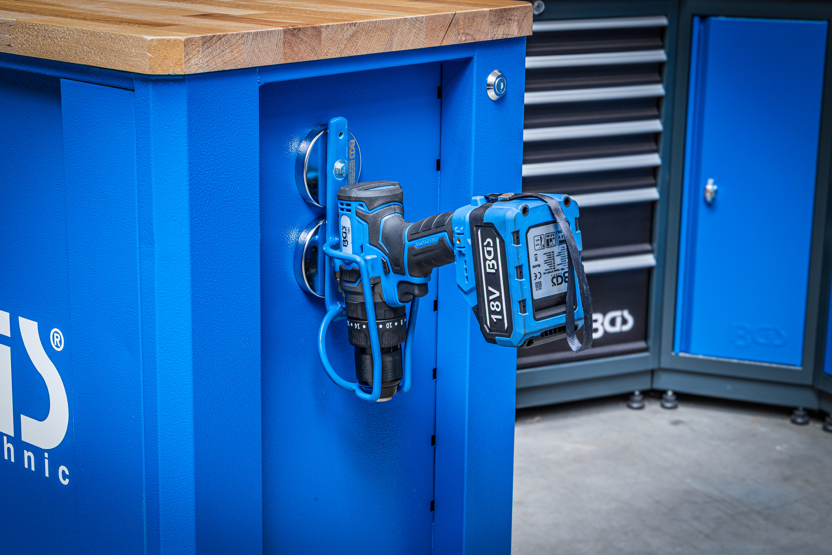 BGS Magnetischer Halter | für Druckluft-Schlagschrauber