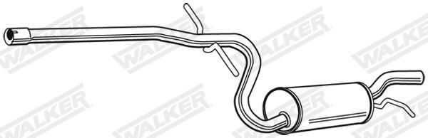 Mittelschalldämpfer