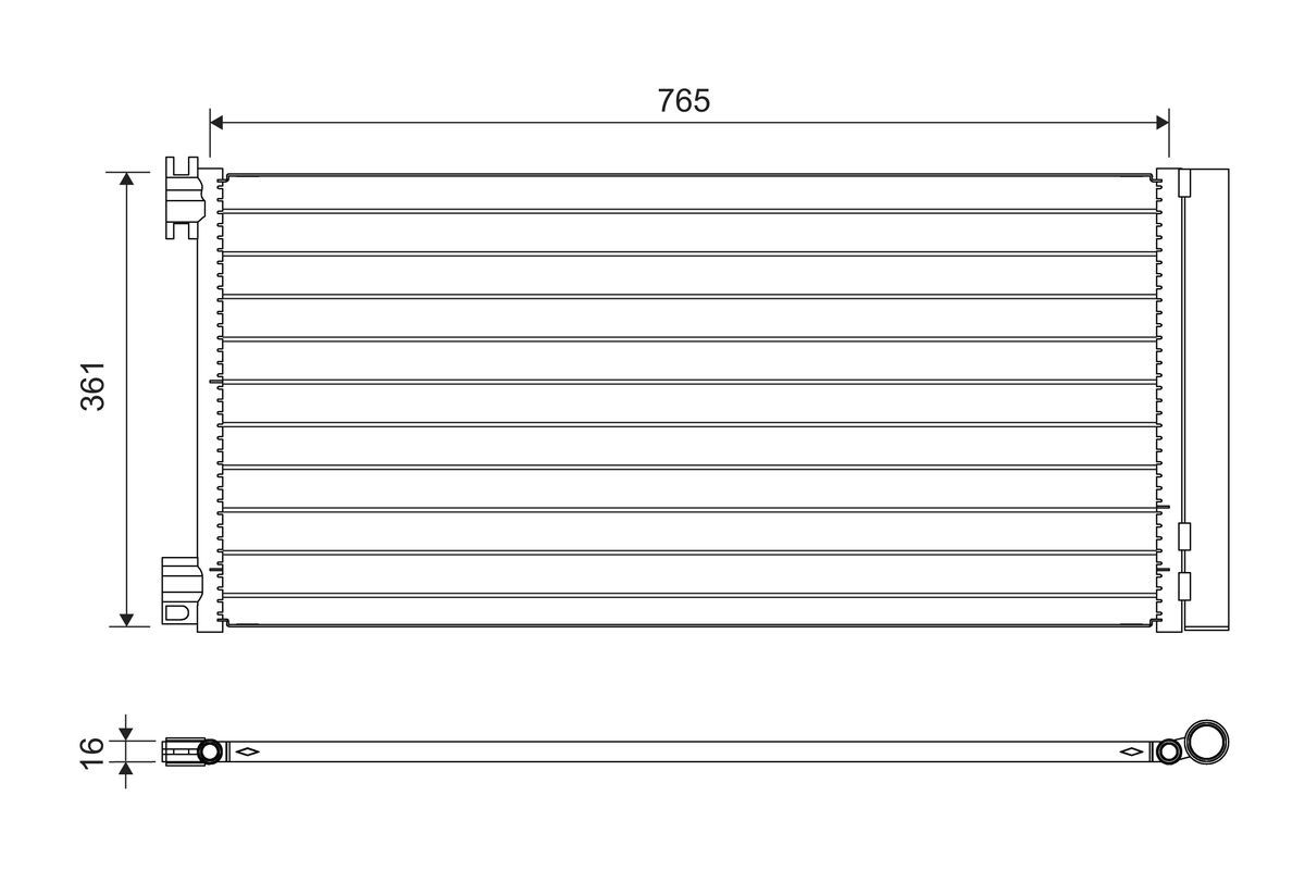 Kondensator, Klimaanlage