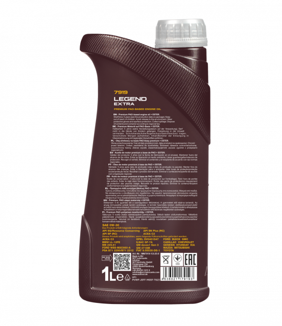 0W-30 Mannol 7919 Legend Extra Motoröl 1 Liter