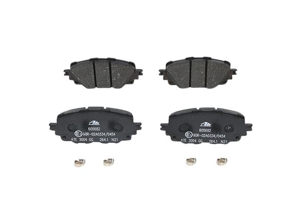 Bremsbelagsatz, Scheibenbremse