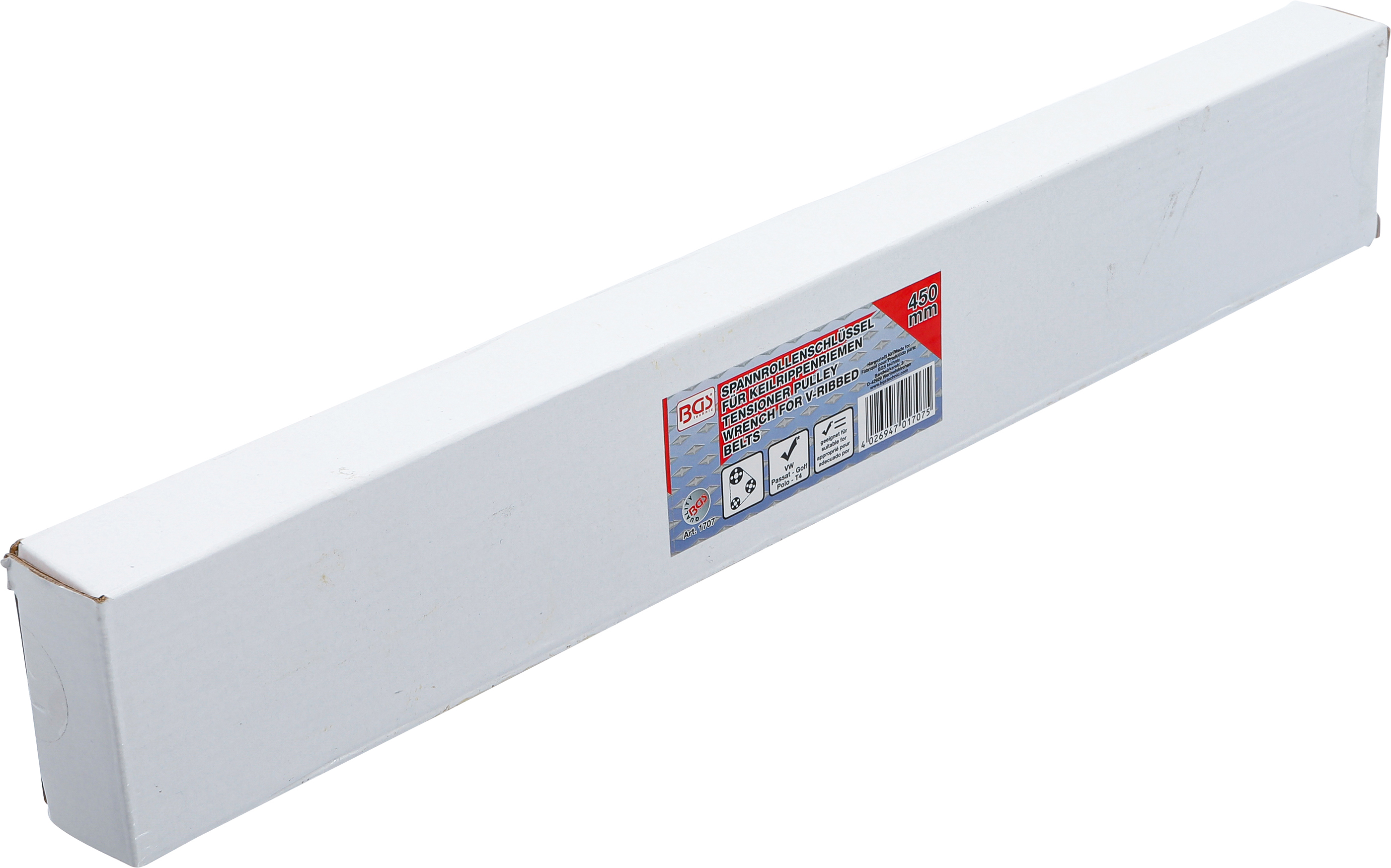 BGS Spannrollenschlüssel für Keilrippenriemen | 450 mm