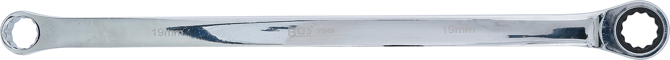 BGS Ratschenring- und Ringschlüssel | extra lang | SW 19 mm