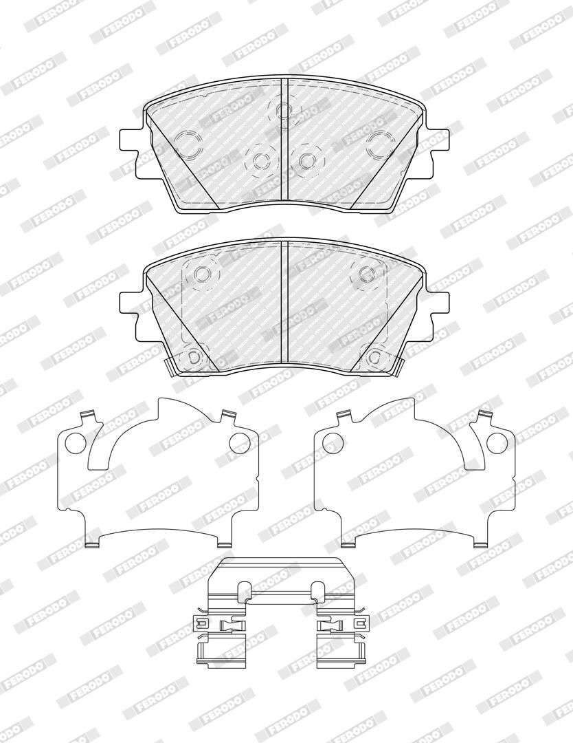 Bremsbelagsatz, Scheibenbremse