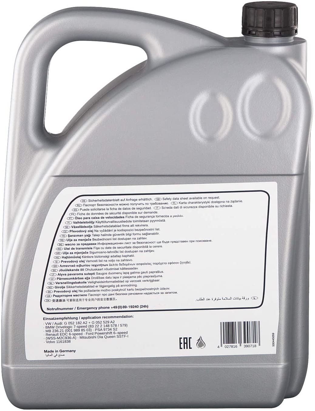 Febi Bilstein 39071 ATF DSG DCT Getriebeöl 5 Liter | pr-720158