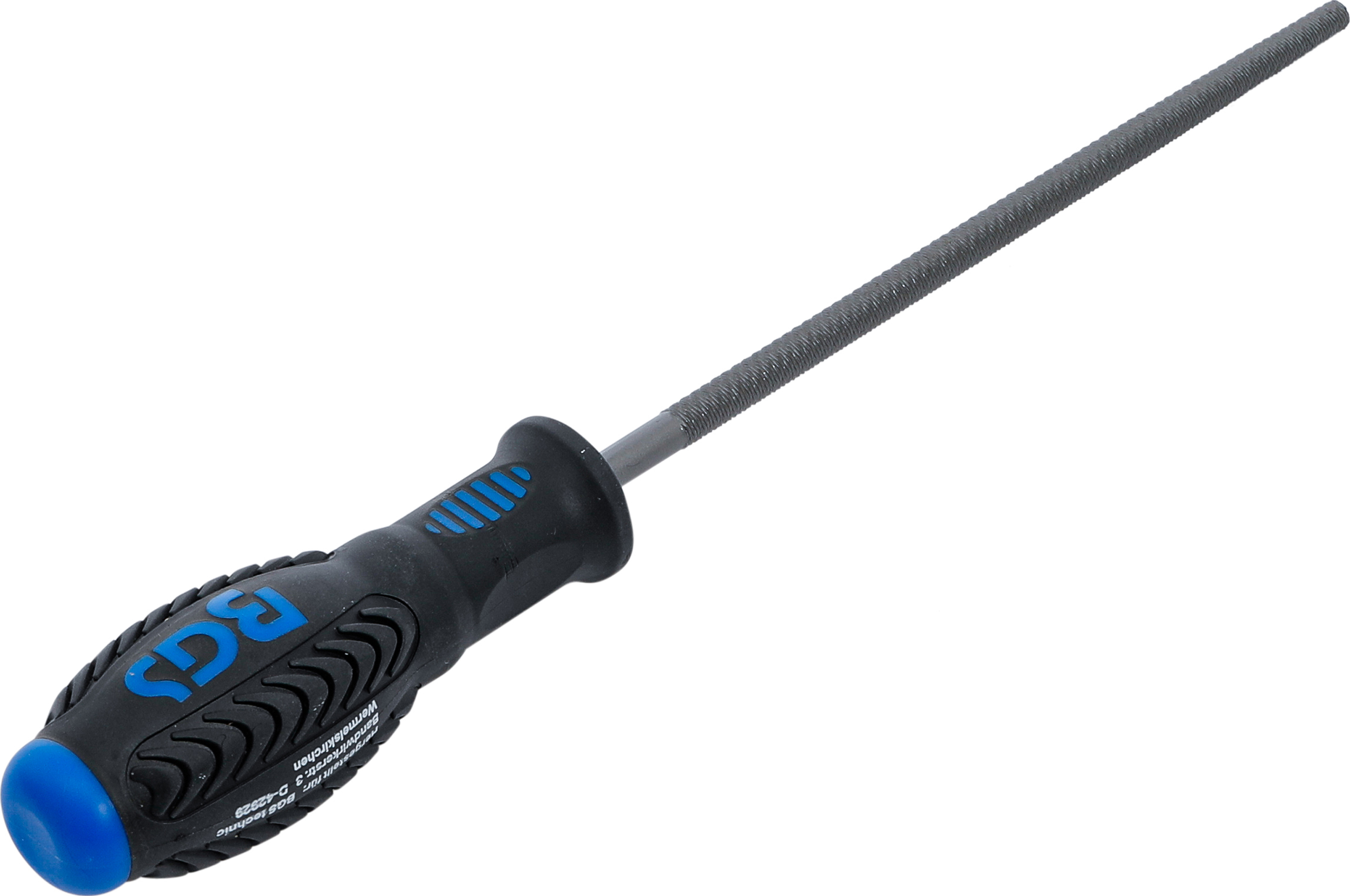 BGS Werkstattfeile | rund | Hieb 2 | 200 mm