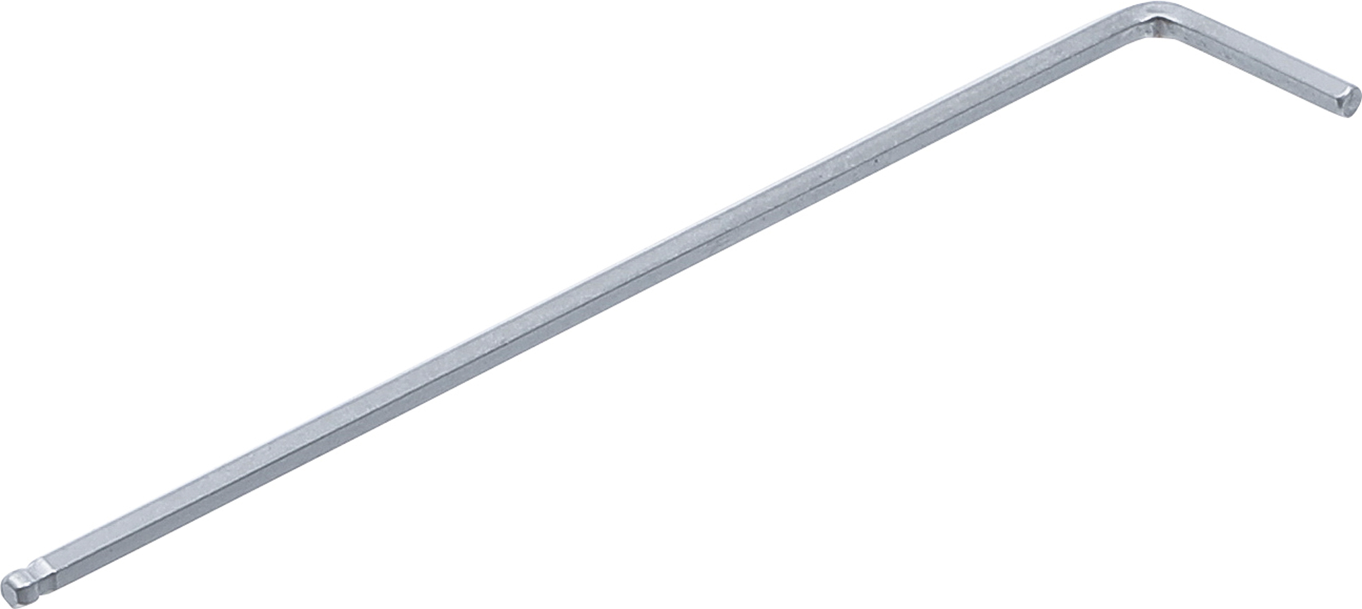 BGS Winkelschlüssel | extra lang | Innensechskant / Innensechskant mit Kugelkopf 3 mm