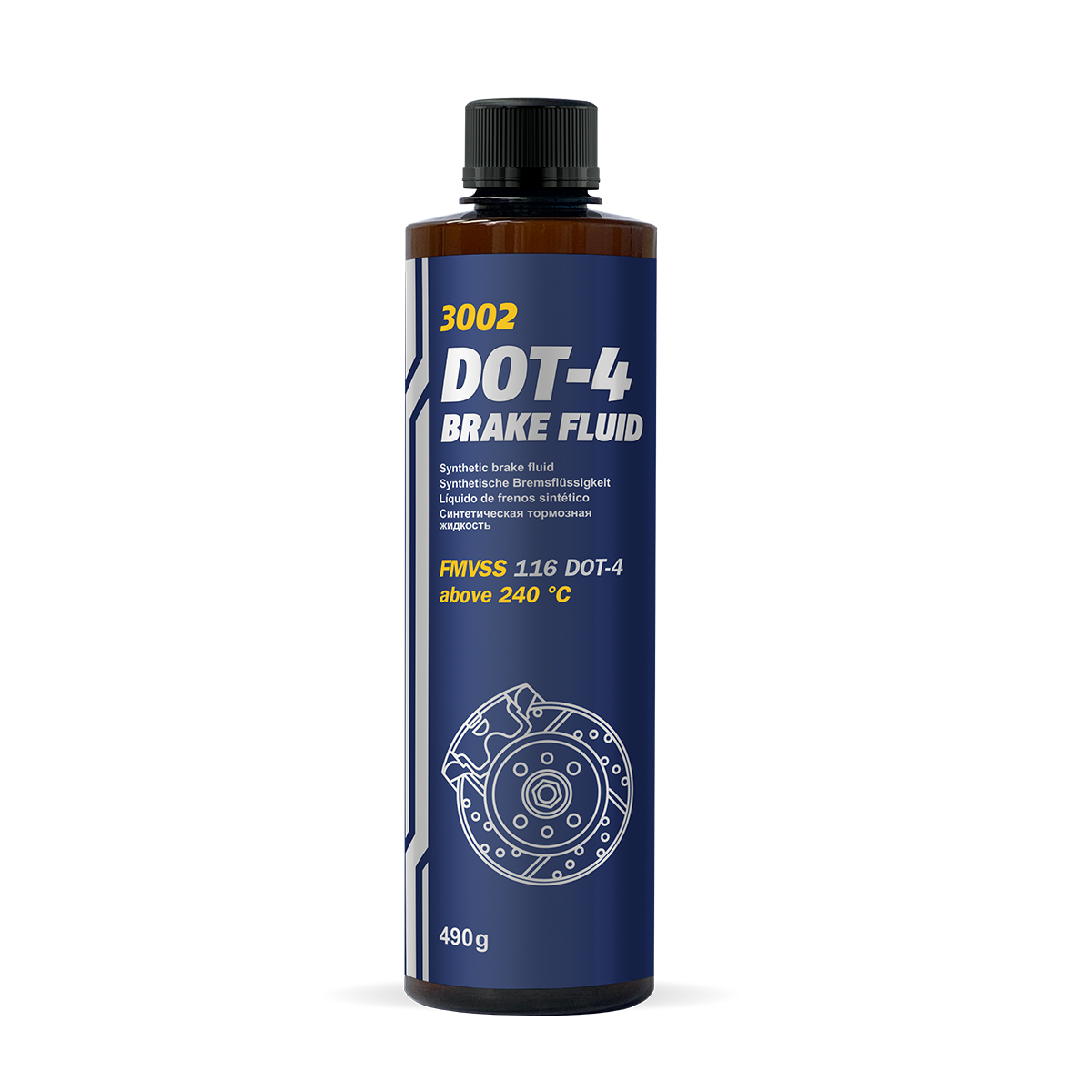 Mannol 3002 Bremsflüssigkeit DOT-4 Brake Fluid 500 ml