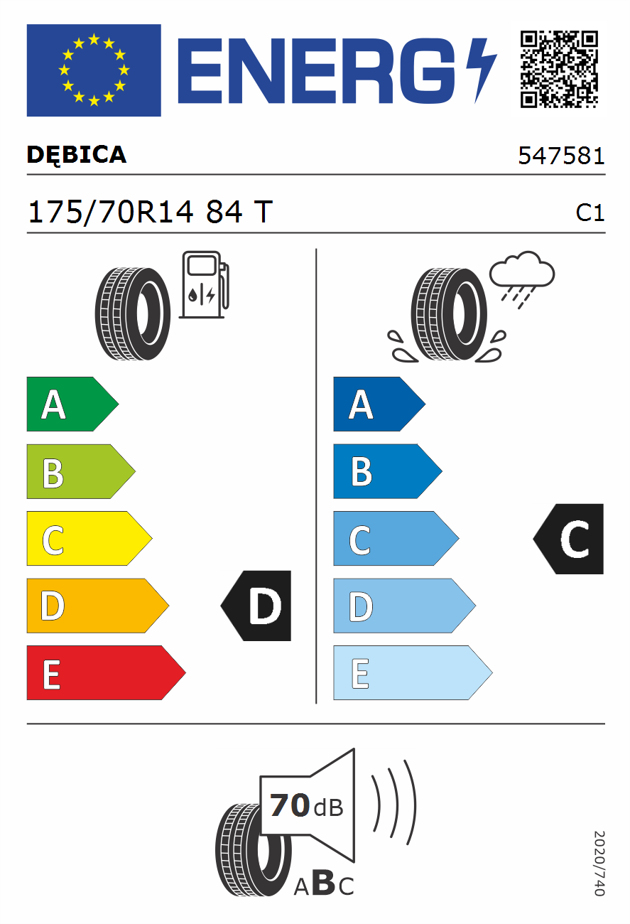 175/70R14 84T Debica Passio 2 Sommerreifen