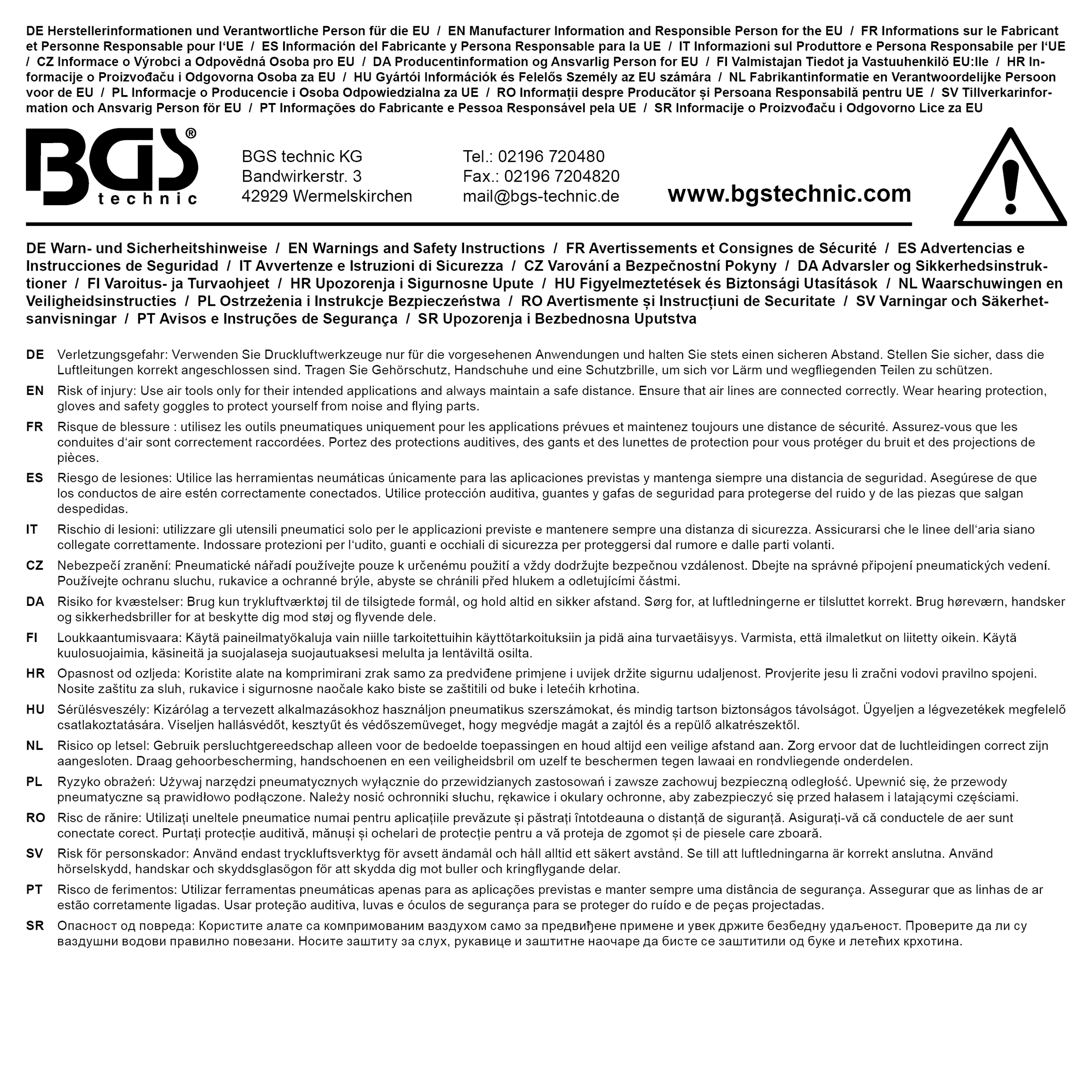 BGS Schaumpistole für Kartuschen