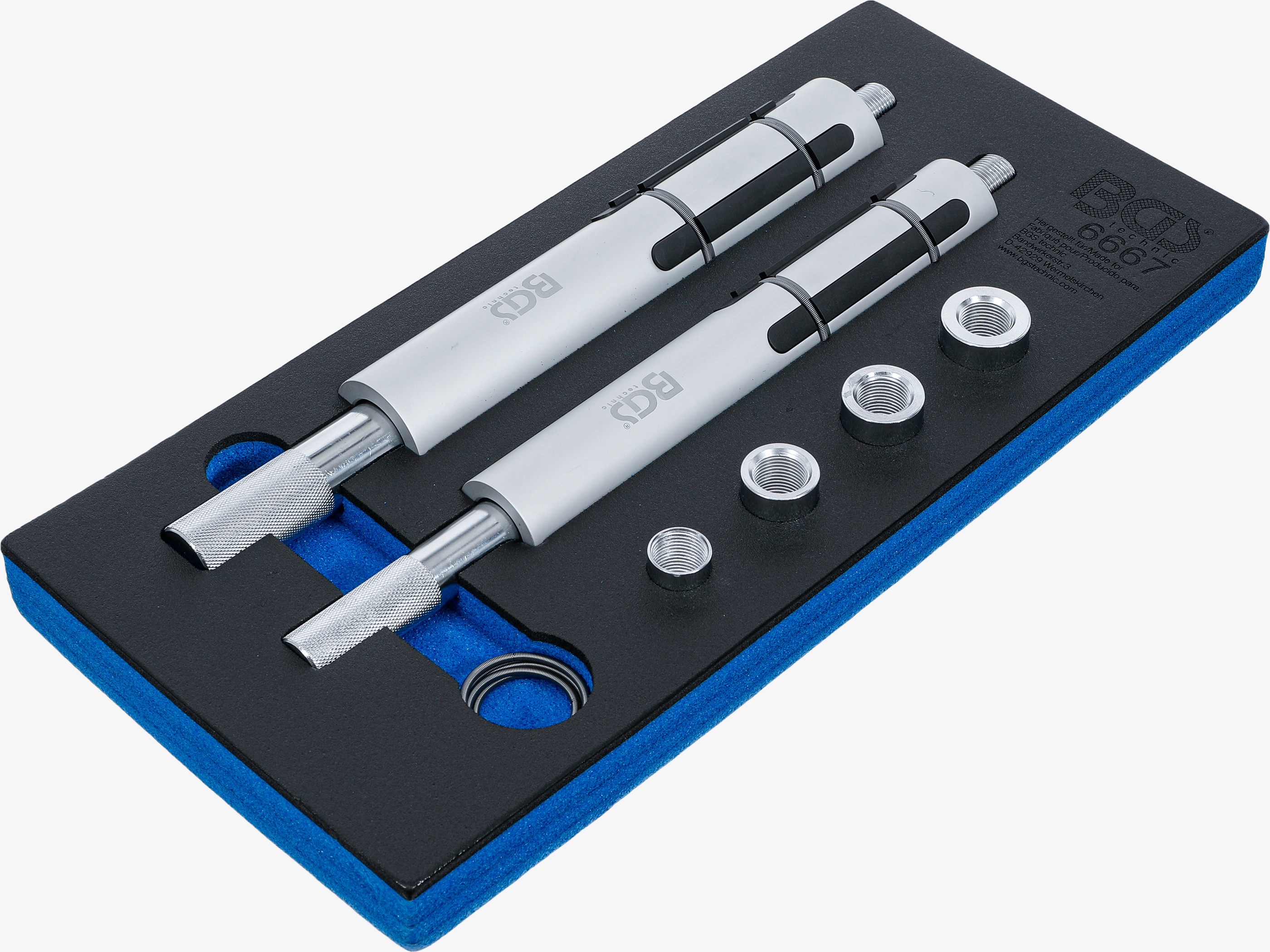 BGS Werkstattwageneinlage 1/3: Kupplungs-Zentrierwerkzeug-Satz | für Lkw | 6 tlg.