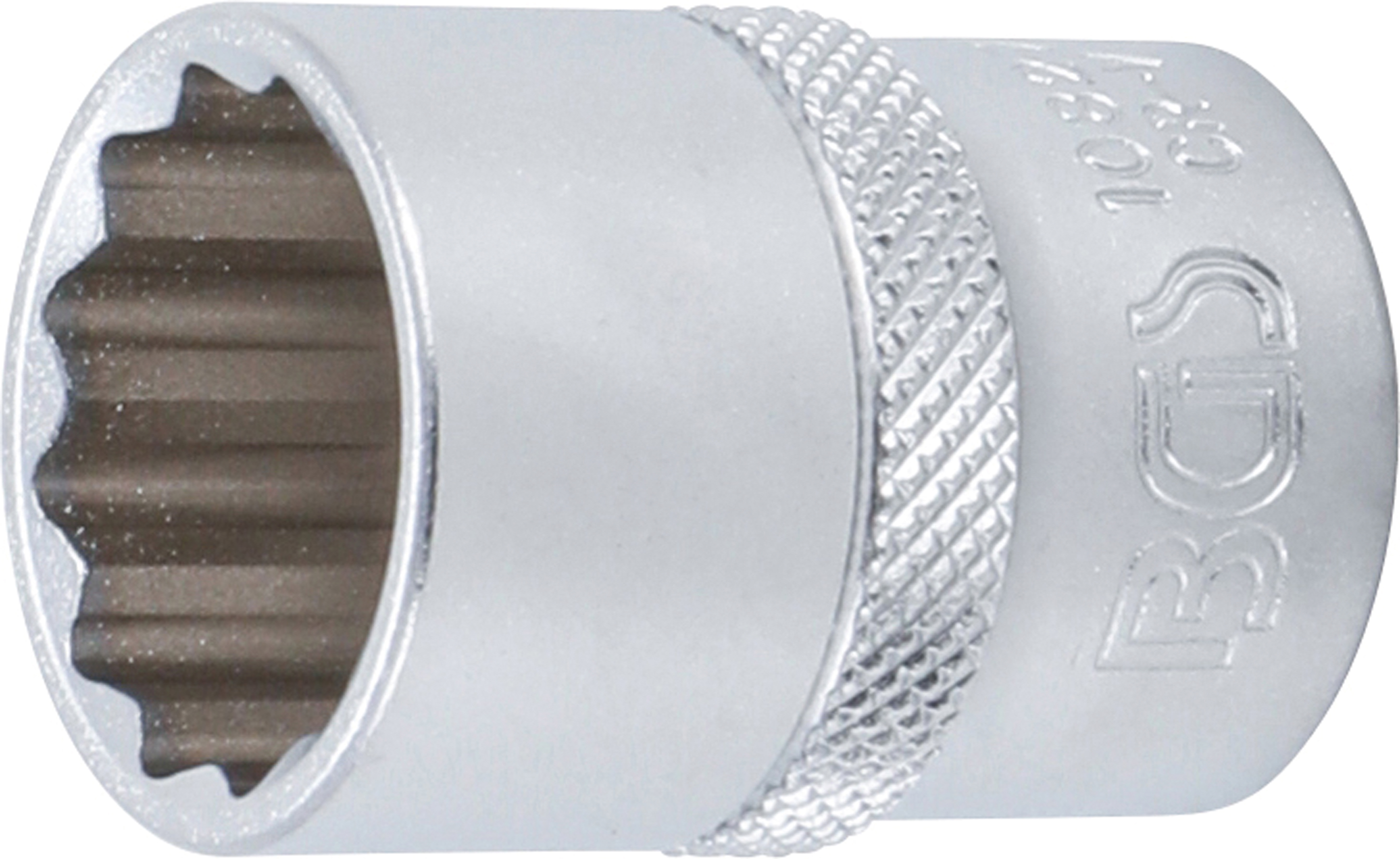 BGS Steckschlüssel-Einsatz-Satz, Zwölfkant | Antrieb Innenvierkant 12,5 mm (1/2") | Zollgrößen | 10-tlg.